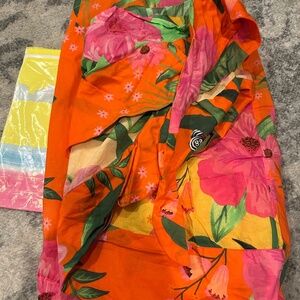 Farm Rio Romantic Garden Cover-up Skirt